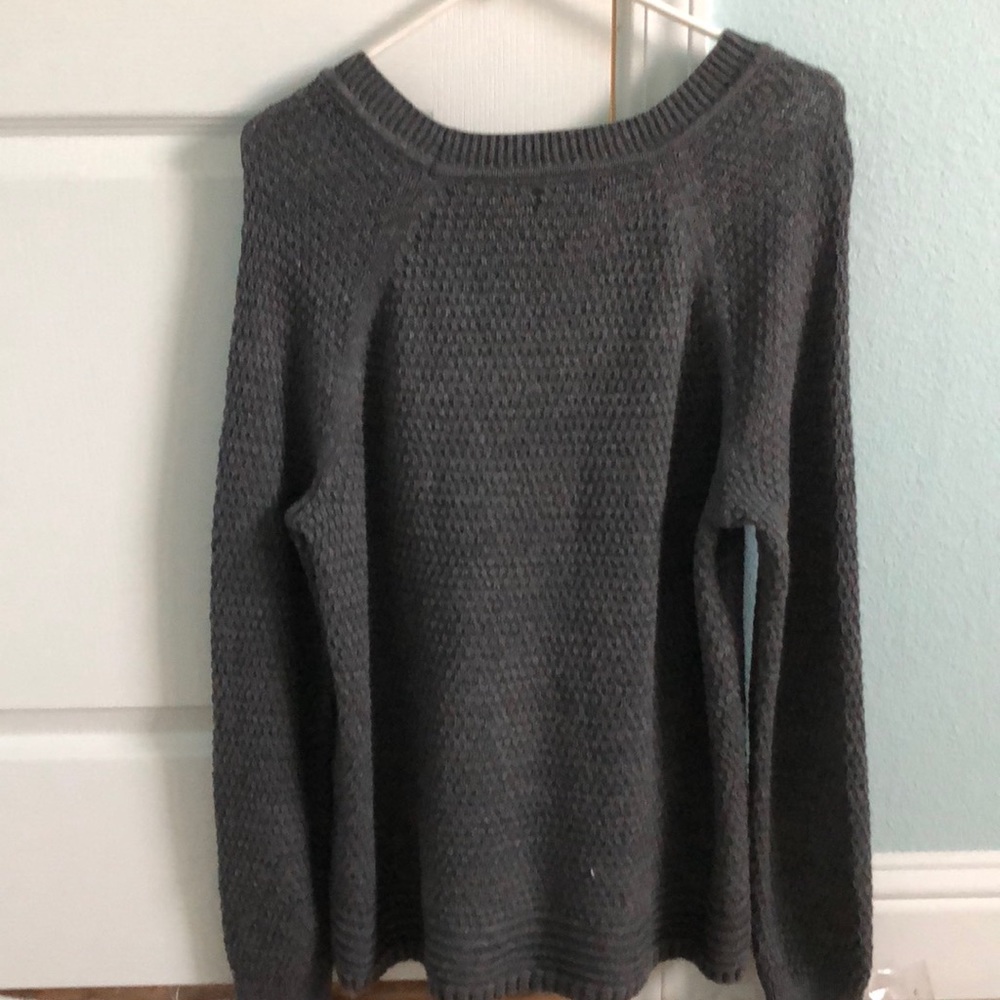 grey woven sweater, old navy size XL